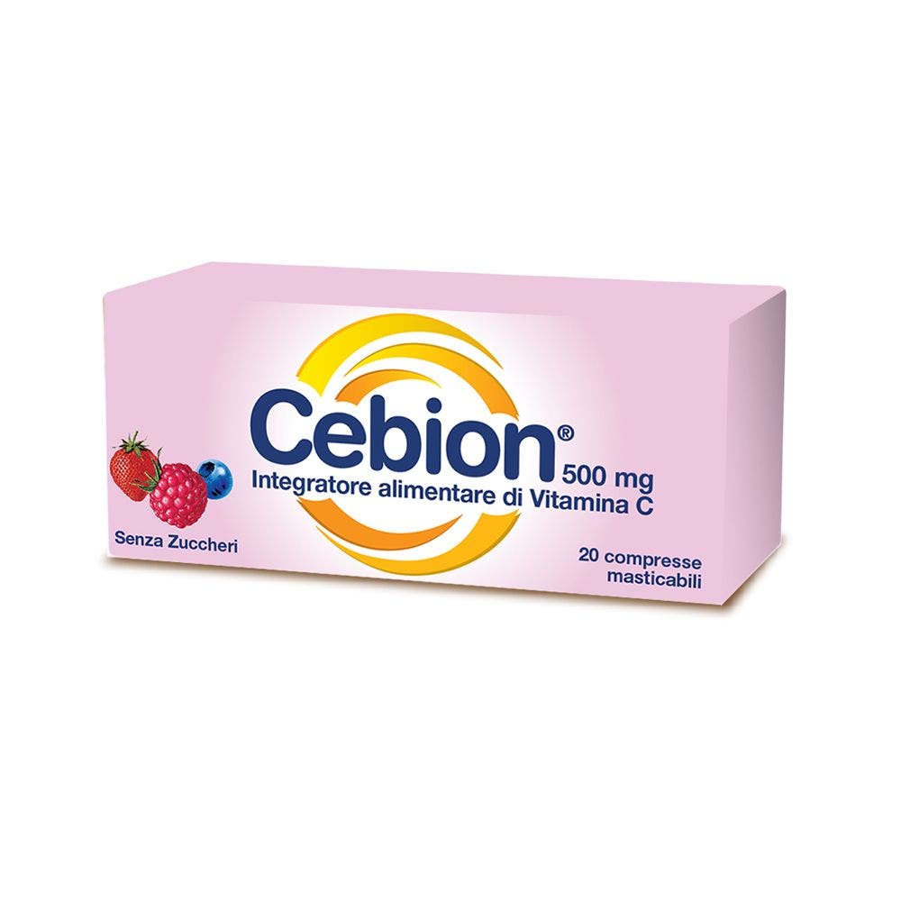 Cebion Masticabile Senza Zucchero Vitamina C 20 Compresse – Farmae ...