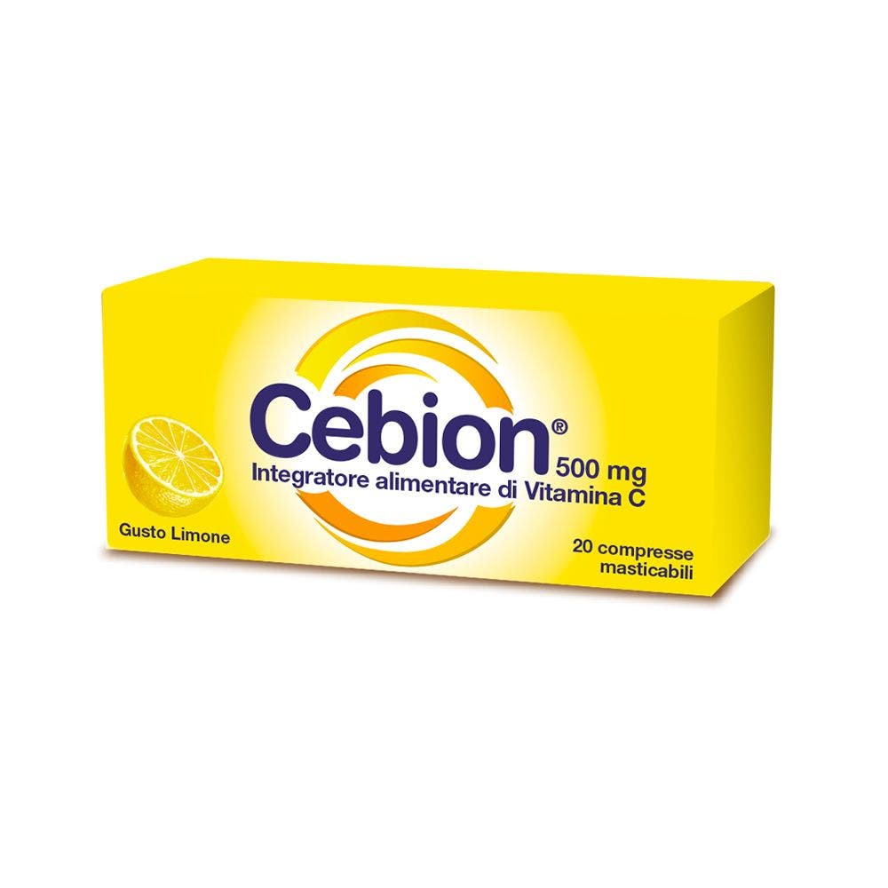 Cebion Masticabile Limone Vitamina C 20 Compresse-3
