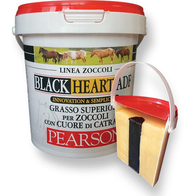 Black Heart Grasso Con Cuore Di Catrame Vegetale Di Pino Per Zoccoli Equini 1 Litro-1