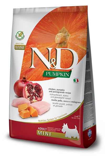 Farmina N&D Pumpkin Pollo E Zucca Cani Adulti Taglia Mini Sacco 2,5kg-1
