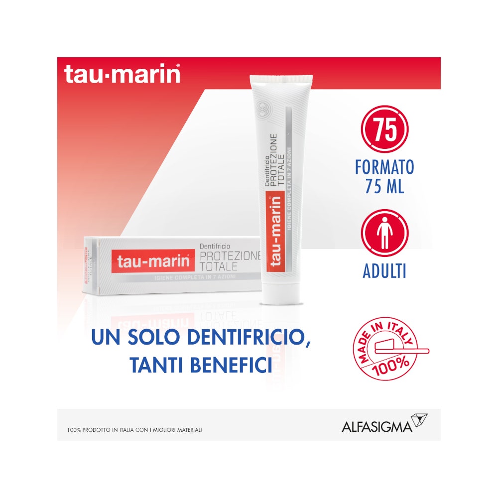 Taumarin  Dentifricio Protezione Totale 75ml-7