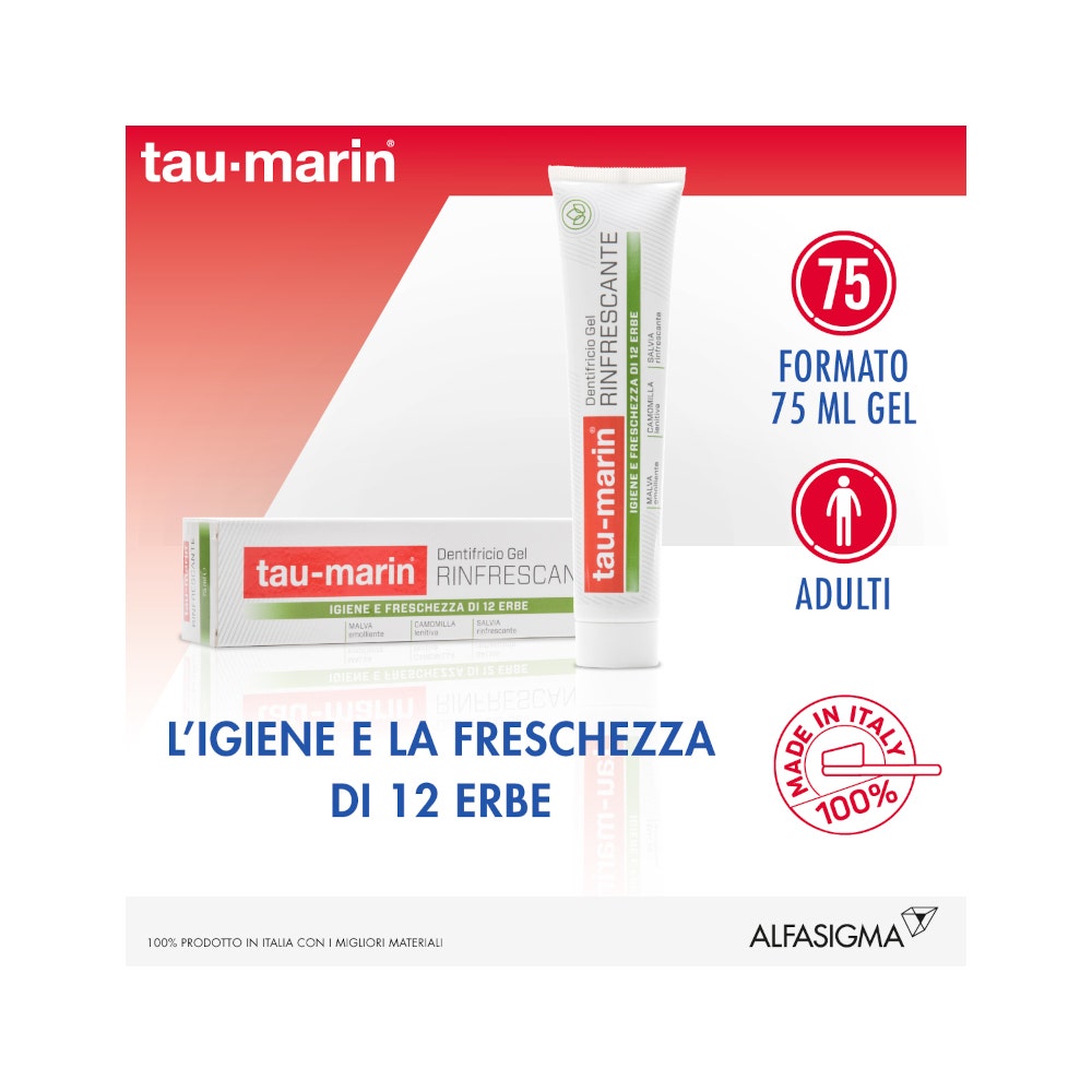 Taumarin Dentifricio Rinfrescante 75ml-7