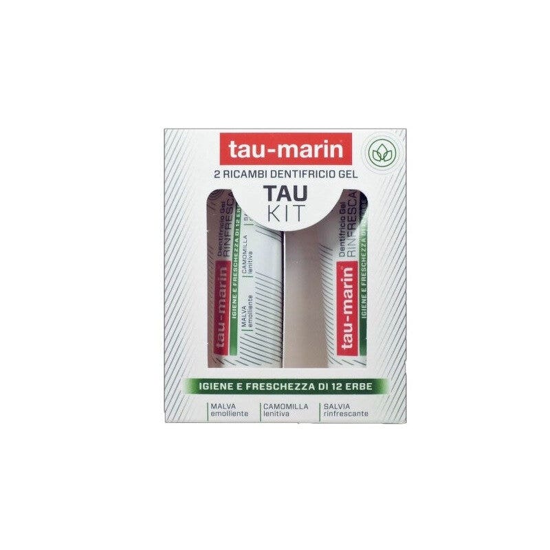 Taumarin Dentifricio Gel Rinfrescante Kit Ricariche 2x20ml-6