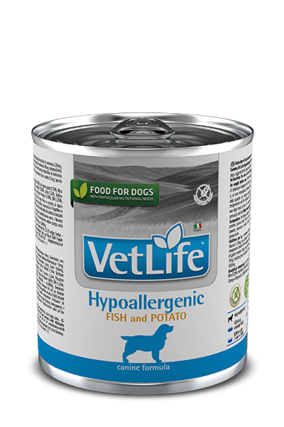 Farmina Vet Life Hypoallergenic Pesce E Patate Per Cani Lattina 300g-1