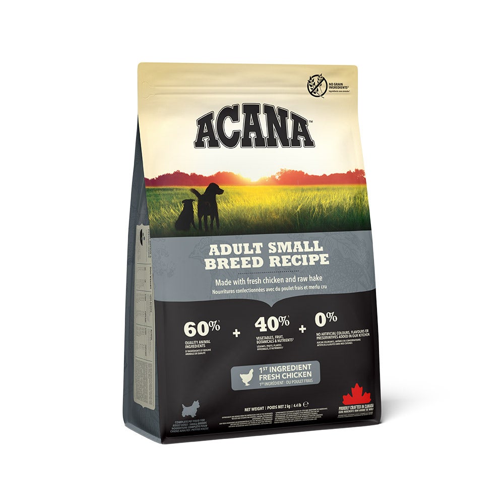 Acana Cane Adult Small Breed Crocchette Pollame e Passera del Pacifico Sacco 2kg-4