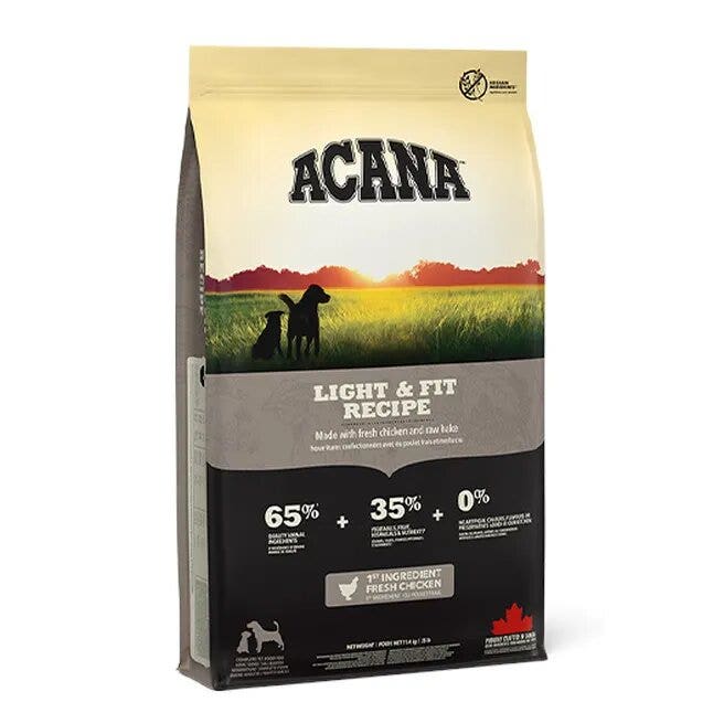 Acana Cane Light & Fit Recipe Crocchette Sacco 11,4 Kg-3