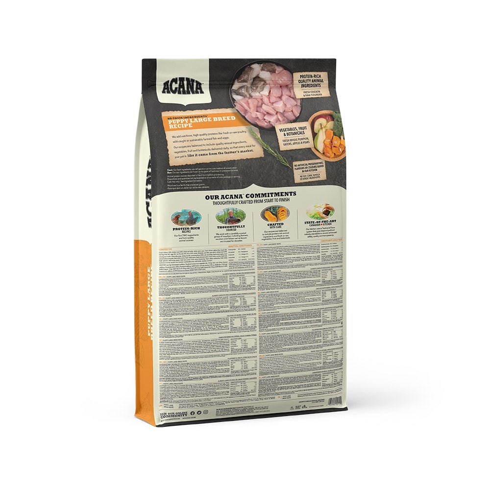Acana Cane Puppy Large Breed Crocchette Pollame e Passera del Pacifico Sacco 11,4kg-7