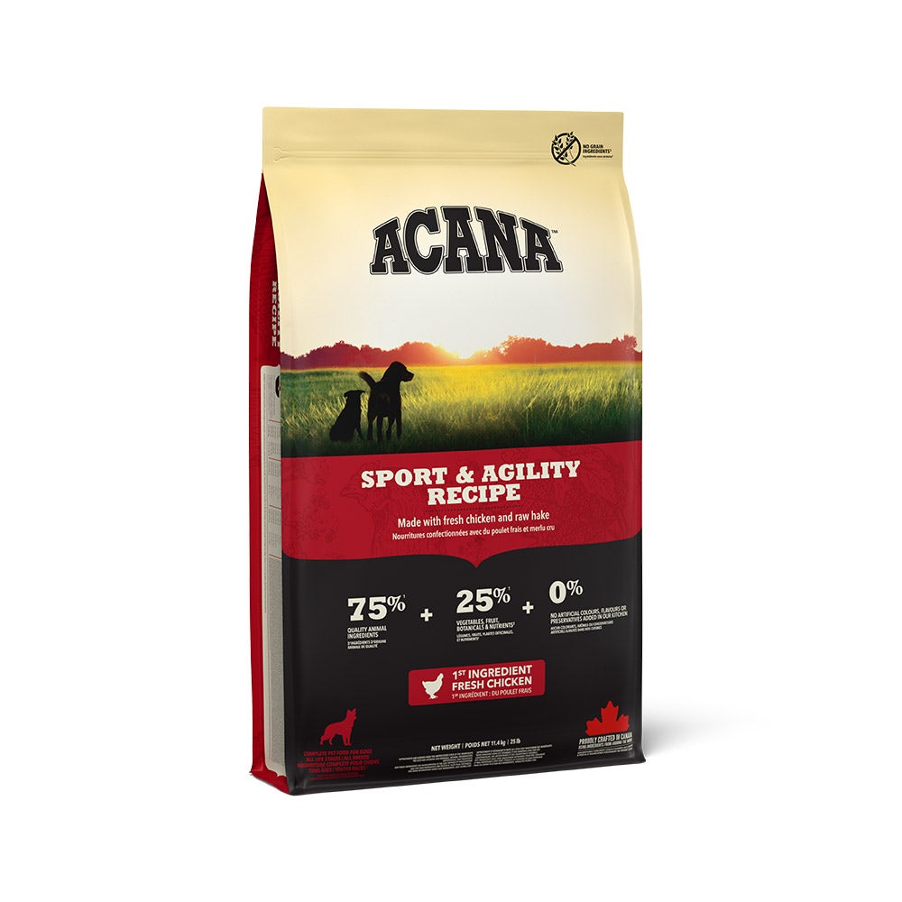 Acana Cane Sport & Agility Crocchette Pollame e Passera del Pacifico Sacco 11,4kg-4