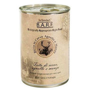 Barf Cibo Umido Trito Di Cervo/Agnello/Manzo Cani/Gatti Lattina 400g-1