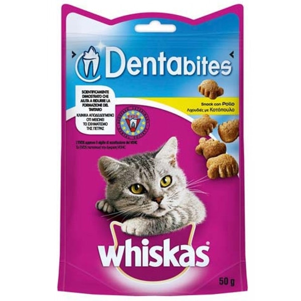 Whiskas Dentabites Snack Per Gatti Bustina 50g-2