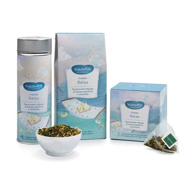 Neavita Silver Tin Tisana Relax 100g  - 2
