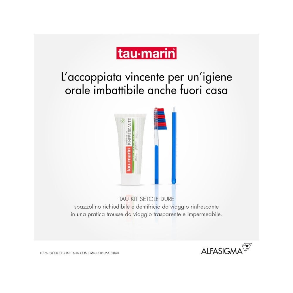 Taumarin Tau-Kit Spazzolino Duro + Dentifricio 20ml-7
