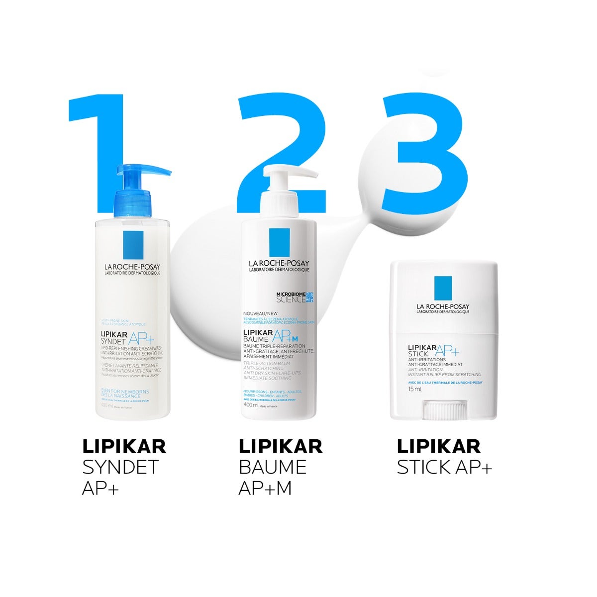 La Roche-Posay Lipikar Syndet AP+ Detergente Corpo 400ml-6