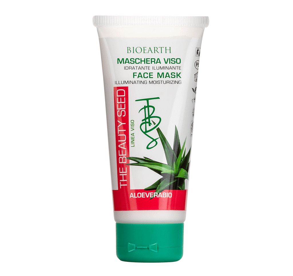 Bioearth Maschera Viso Aloe 100ml  - 2