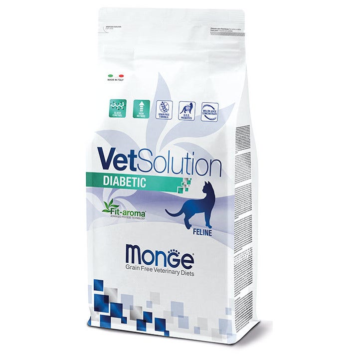 Monge Vetsolution Diabetic Linea Medica Cibo Secco Gatti Sacco 400g-2