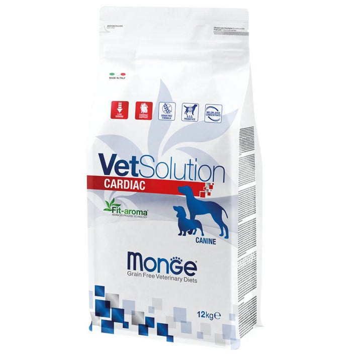 Monge Vetsolution Cardiac Linea Medica Cibo Secco Cani Sacco 12 Kg-2