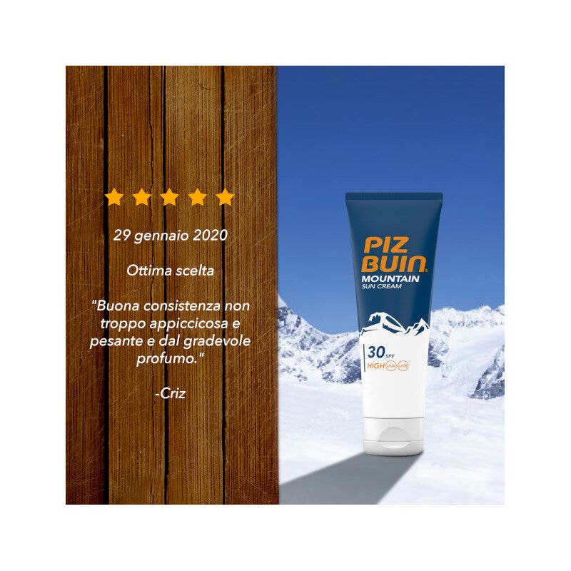 Piz Buin Mountain Crema Solare 50ml SPF30-7
