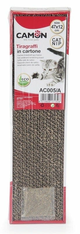 Camon Tiragraffi In Cartone Per Gatti Misura 47x12cm-2