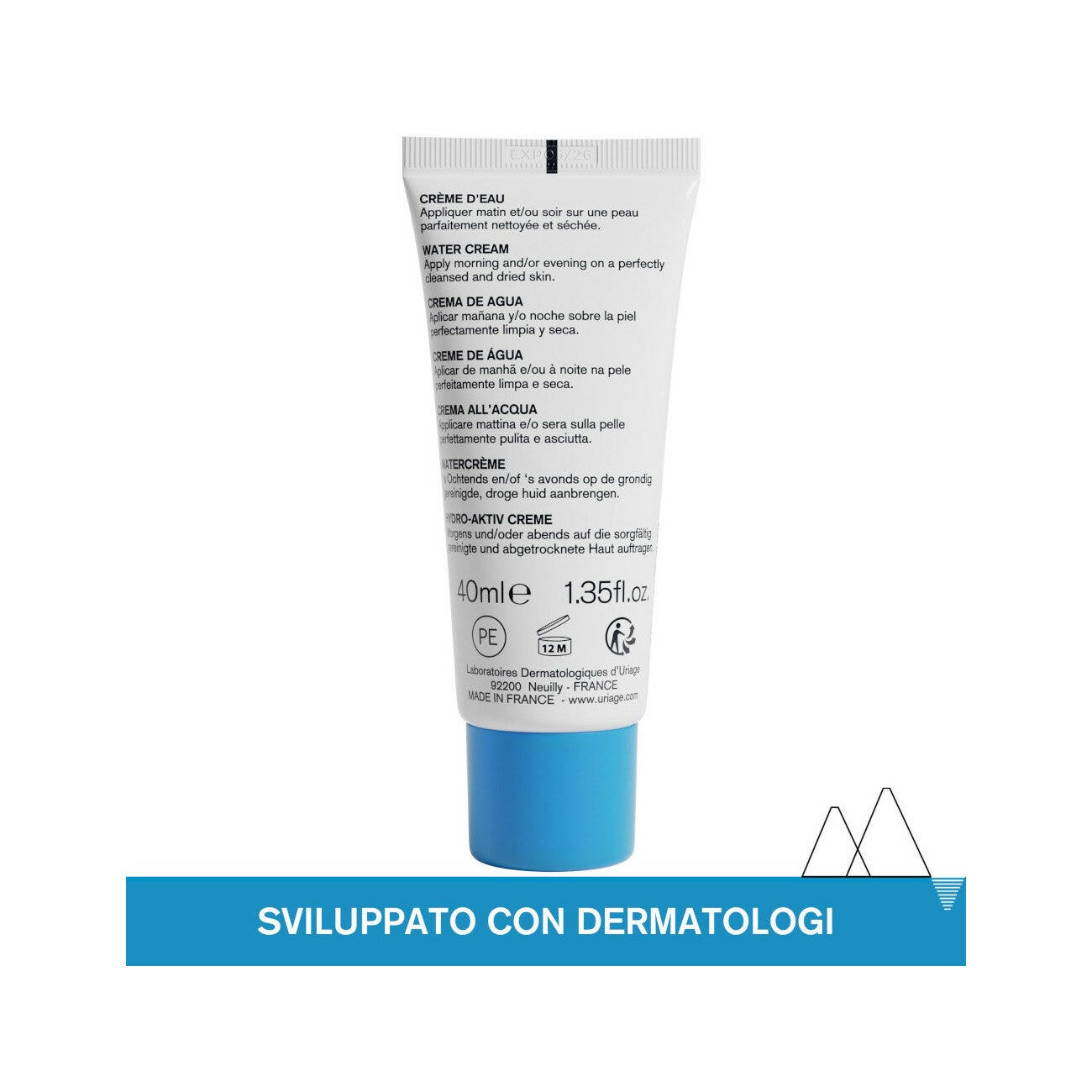 Uriage Eau Thermale Crema Idratante All'Acqua 40ml-2