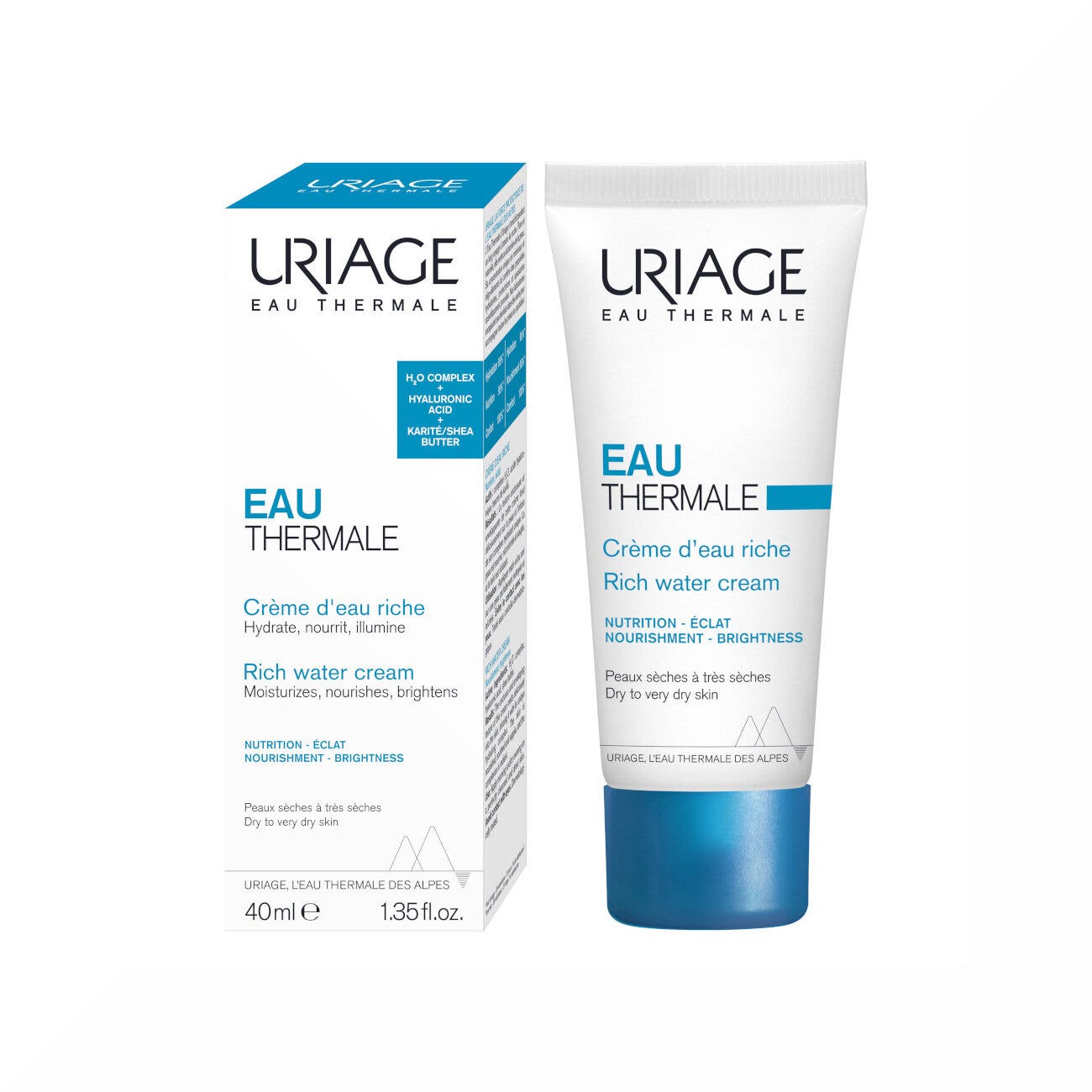 Uriage Eau Thermale Crema Ricca All'Acqua 40ml-13