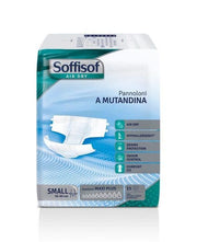 Soffisof Air Dry Pannoloni Mutandina Con Adesivi Maxi Plus Taglia Small 15 Pezzi-1
