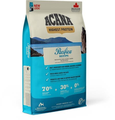 Acana Pacifica Cibo Secco Con Pesce Per Cani Adulti Sacco 11,4kg-1