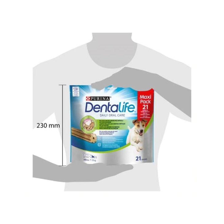 Purina Dentalife Snack Daily Oral Care Per Cani  7 - 12kg Taglia Small 21 Stick-3