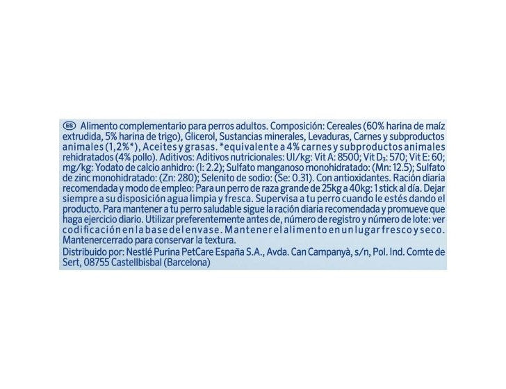 Purina Dentalife Snack Daily Oral Care Per Cani 25 - 40kg Taglia Large 12 Stick-4