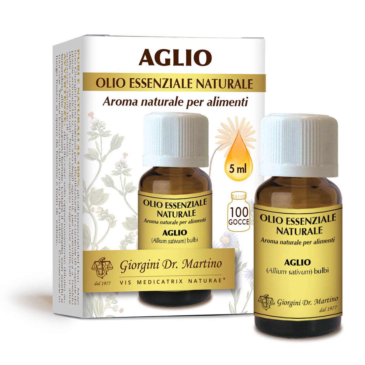 Dr Giorgini Aglio Olio Essenziale Naturale 5ml-2