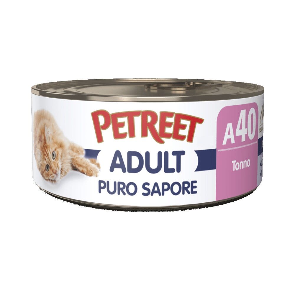 Petreet Adult Puro Sapore Tonno Per Gatti Lattina 70g-2