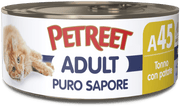 Petreet Puro Sapore Tonno Con Patate Cibo Umido Per Gatti Adulti Lattina 70g-1