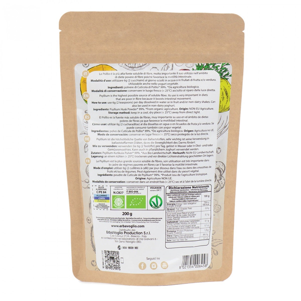 Polvere Di Psillio Cuticola Bio 200g-5