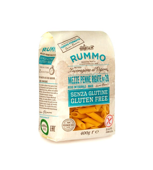 Rummo Mezze Penne Rigate Senza Glutine 400g-2