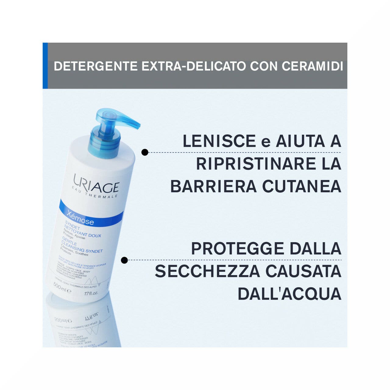 Uriage Xemose Syndet Detergente 500ml-6