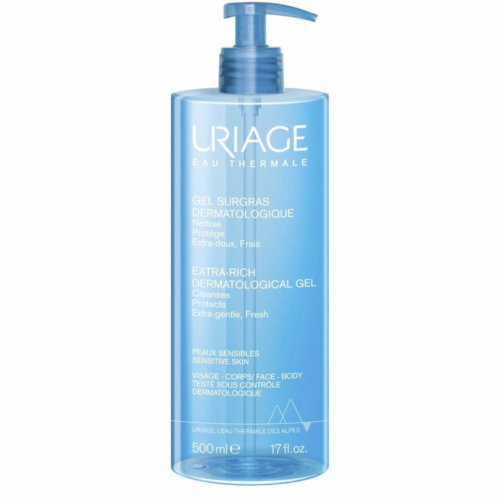 Uriage Gel Detergente Dermatologico Extra-ricco 500ml-1