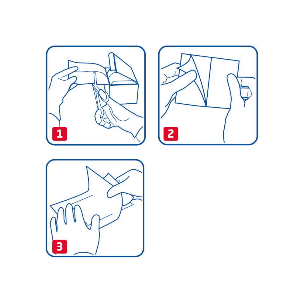 Leukoplast Fixomull Gentle Touch Garza Di Fissaggio Ritagliabile 5mx5cm-5