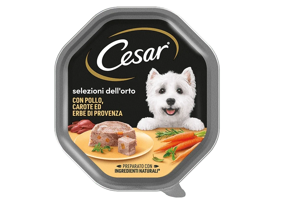 Cesar Flexi Selezioni Dell'orto Pollo e Carote 150 g