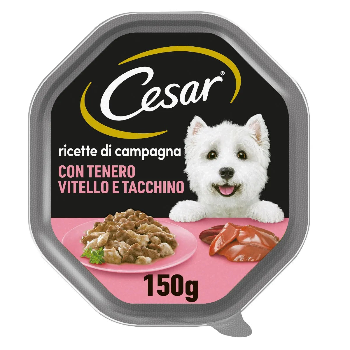 Cesar Flexi Ricette di Campagna Vitello e Tacchino 150 g