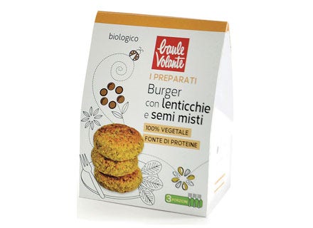 Baule Volante Preparato Per Burger Con Lenticchie E Semi Misti 180g-1