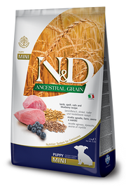 Farmina N&D Ancestral Grain Agnello E Mirtillo Cani Cuccioli Taglia Mini Sacco 800g-1