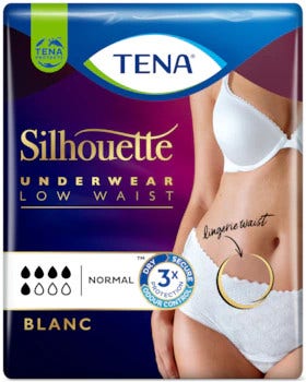 Tena Silhouette Blanc Taglia M 6 Pezzi-6