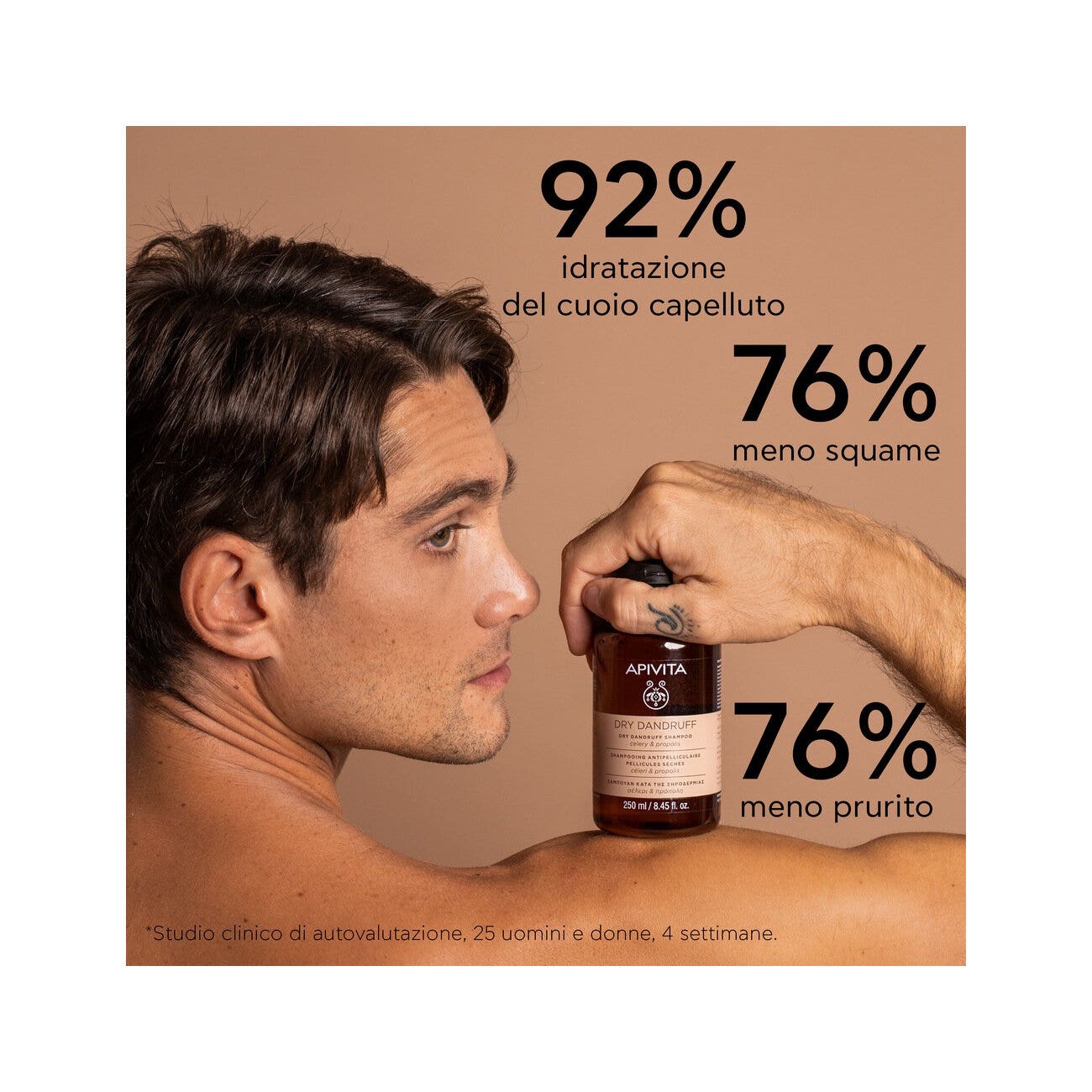 Apivita Shampoo Forfora Secca Per Capelli 250ml-4