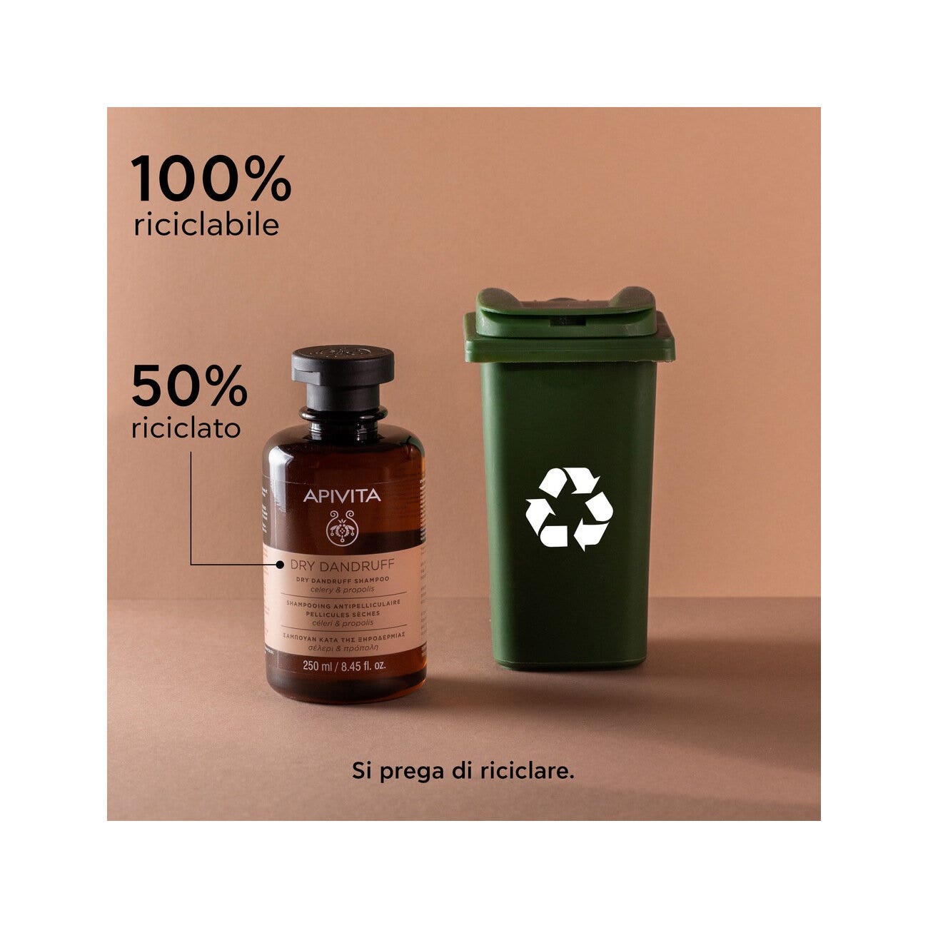 Apivita Shampoo Forfora Secca Per Capelli 250ml-8
