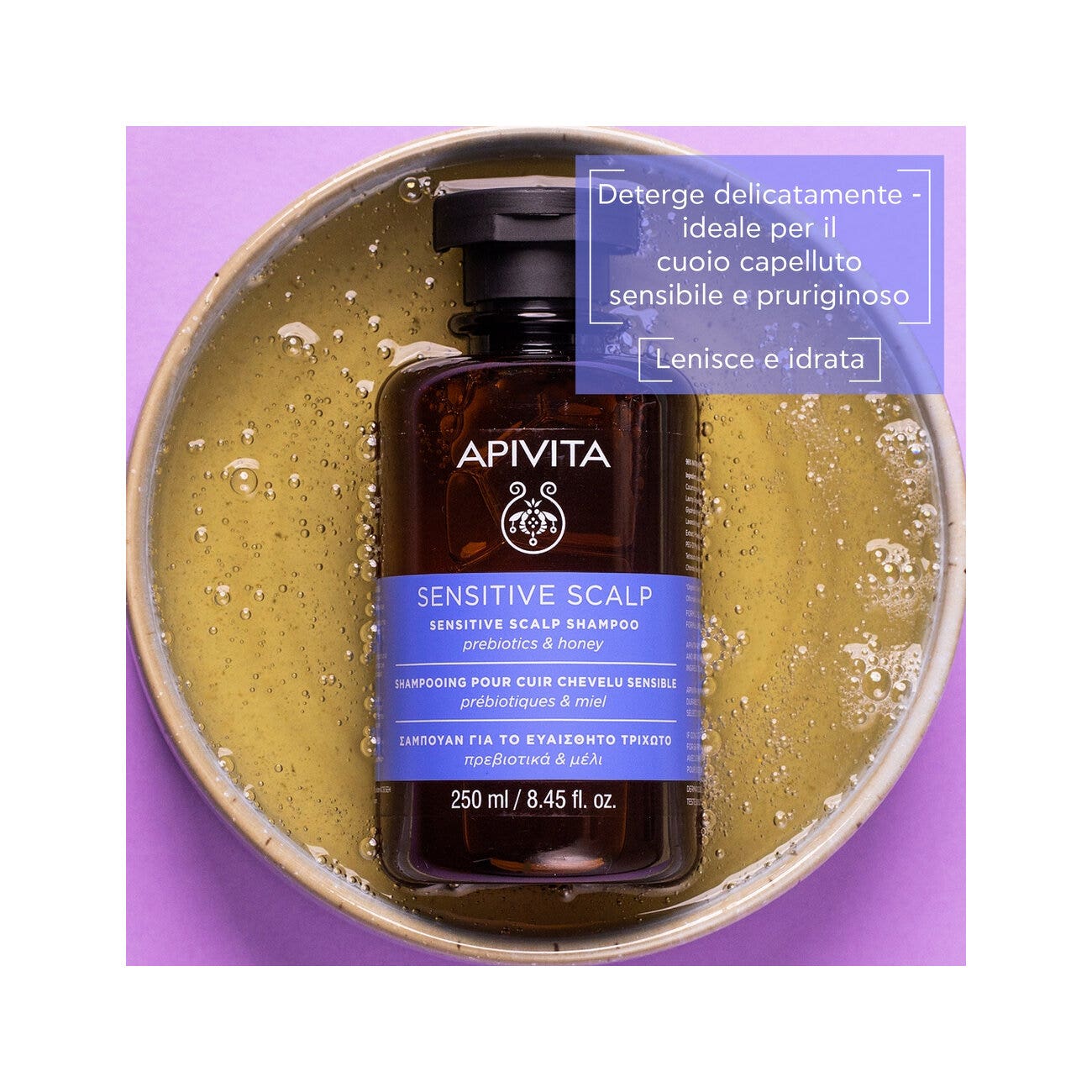 Apivita Shampoo Cute Sensibile Per Capelli 250ml-2