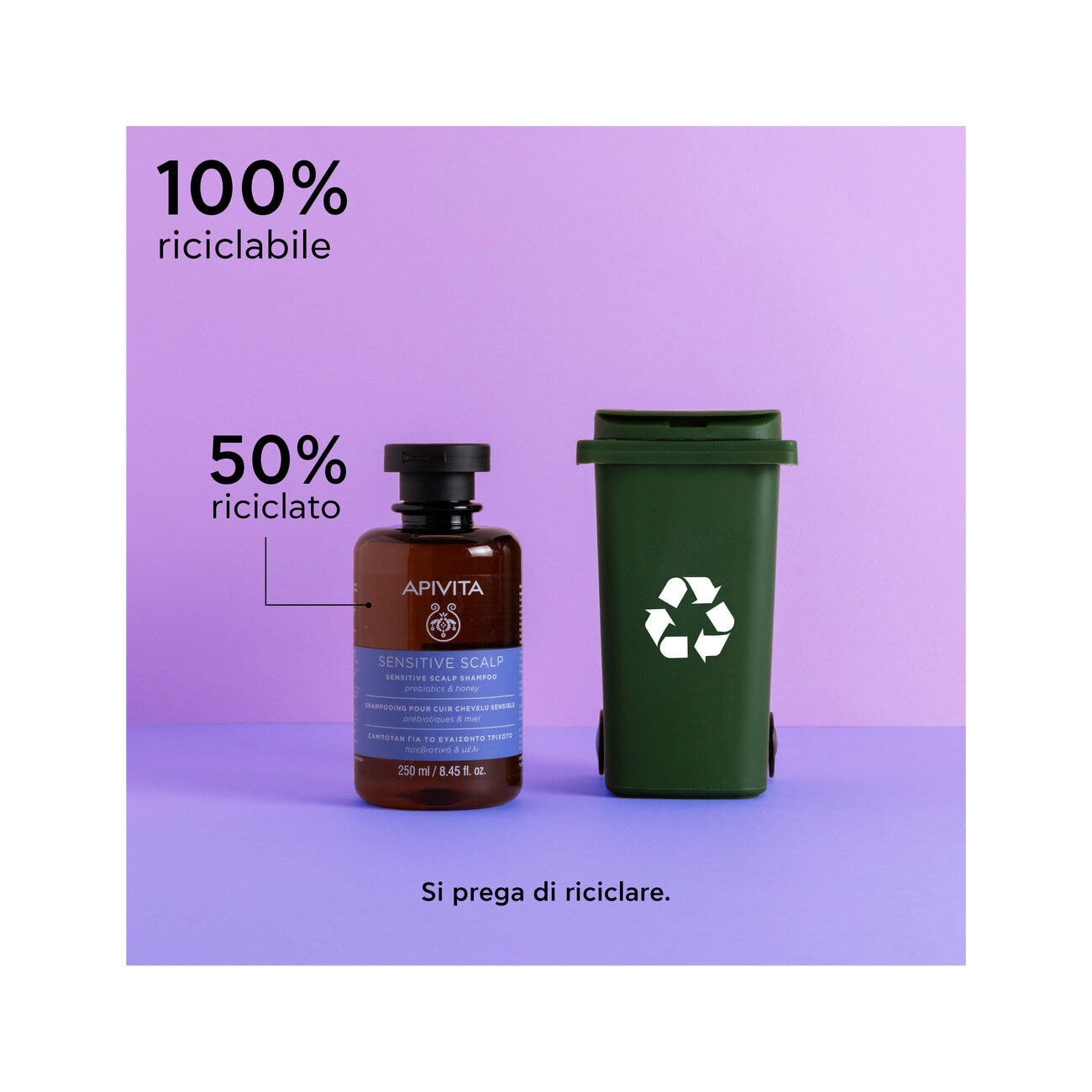 Apivita Shampoo Cute Sensibile Per Capelli 250ml-8