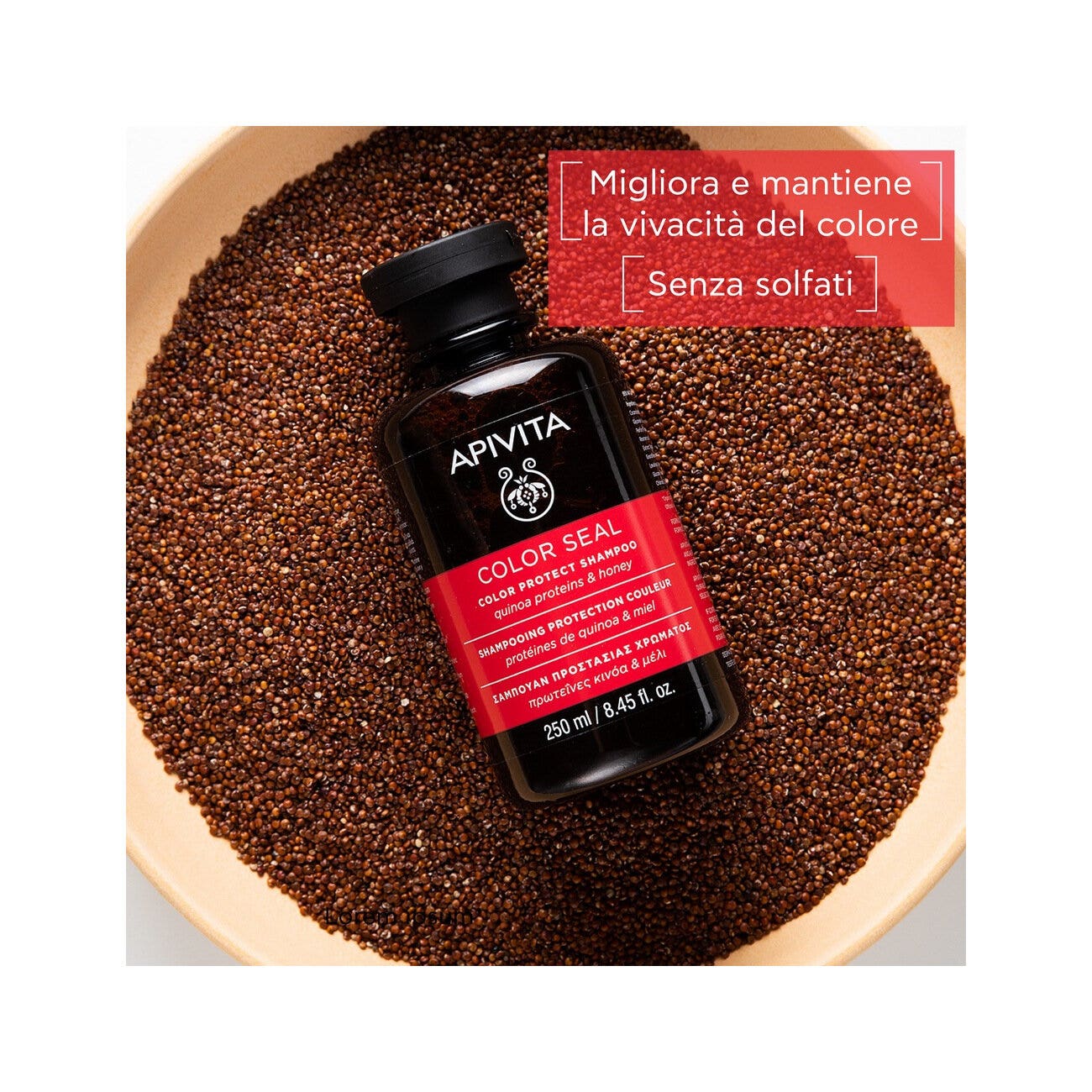 Apivita Shampoo Protezione Colore Girasole/Miele 250ml-2