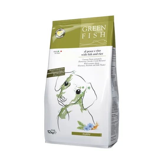 Marpet Greenfish Pesce E Riso Cibo Secco Per Cani In Crescita Sacco 12 Kg-2