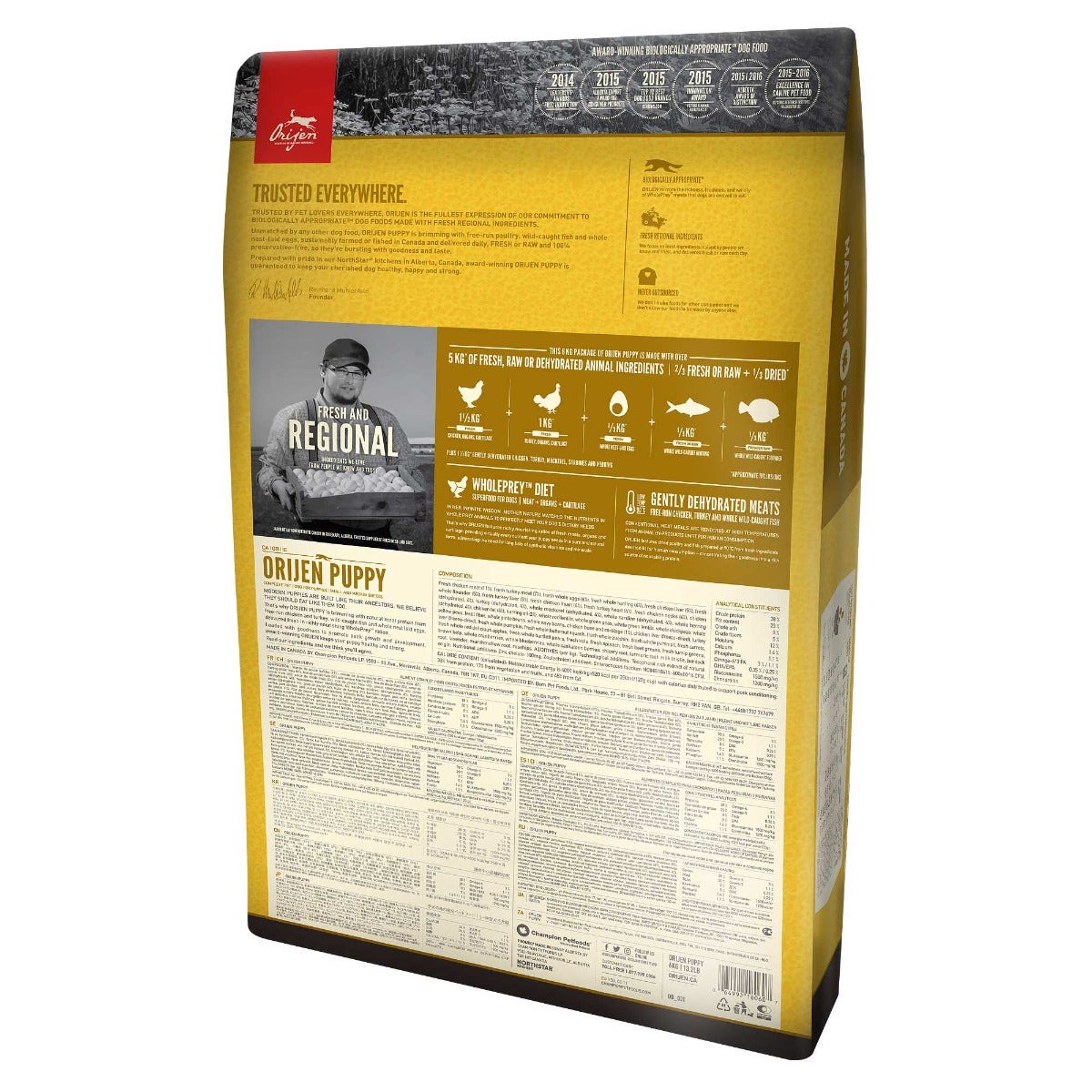 Orijen Puppy Crocchette Con Pollo E Tacchino Per Cani Cuccioli Sacco 11,4kg-1