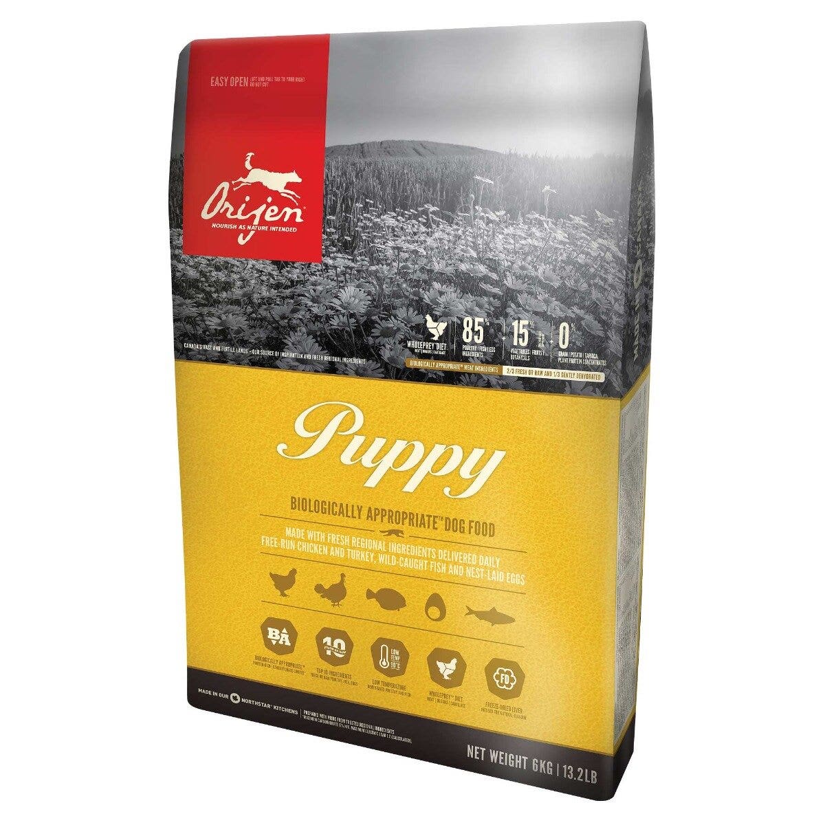 Orijen Puppy Crocchette Con Pollo E Tacchino Per Cani Cuccioli Sacco 2kg-3