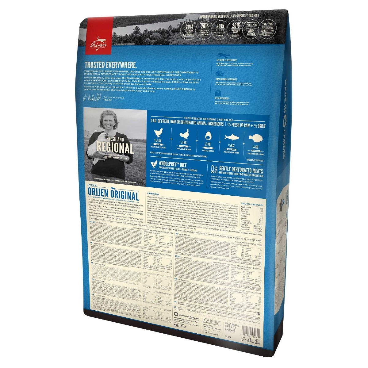 Orijen Original Crocchette Pollo E Tacchino Per Cani Sacco 11,4kg-1